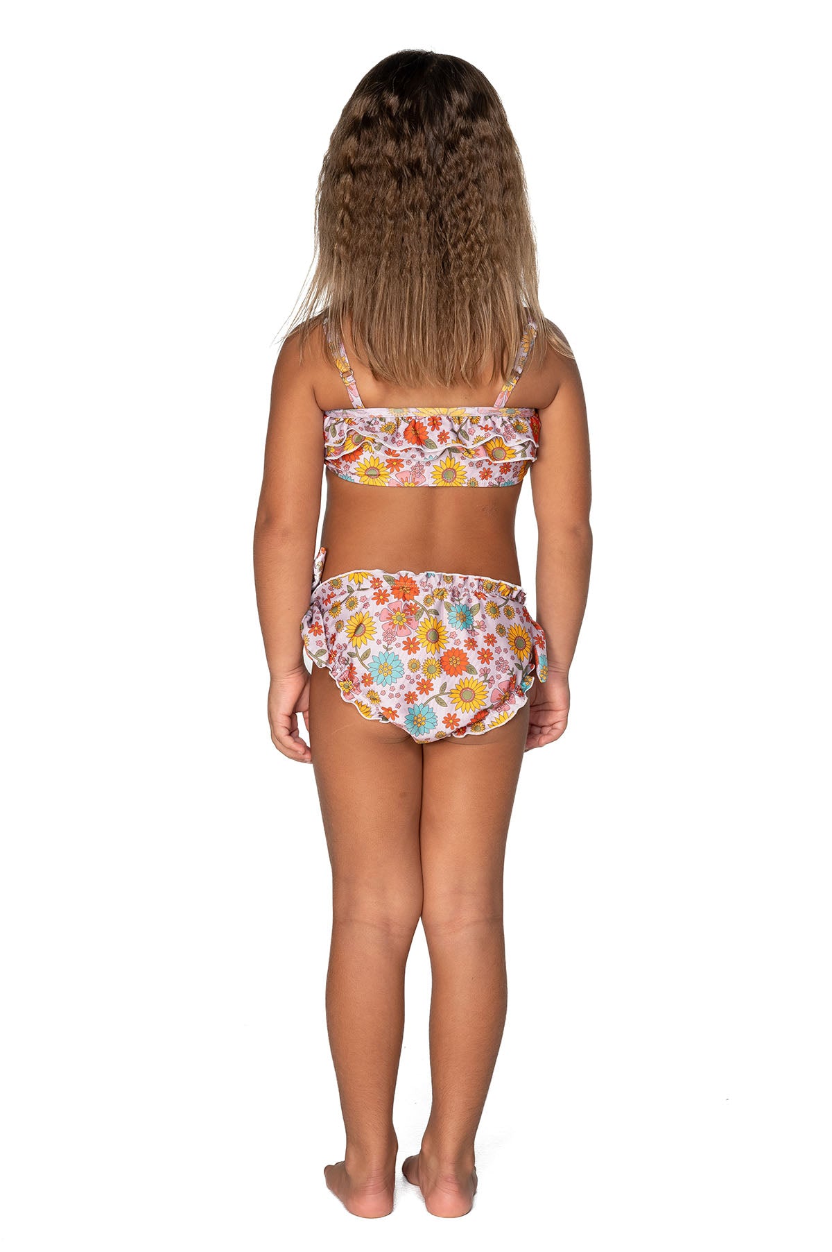 Energy Two-Piece Swimsuit, Tropical Flowers