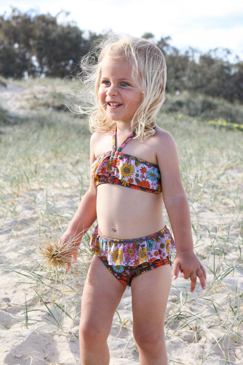 Peace, Love & Happiness High Waisted Bikini (Poppy)