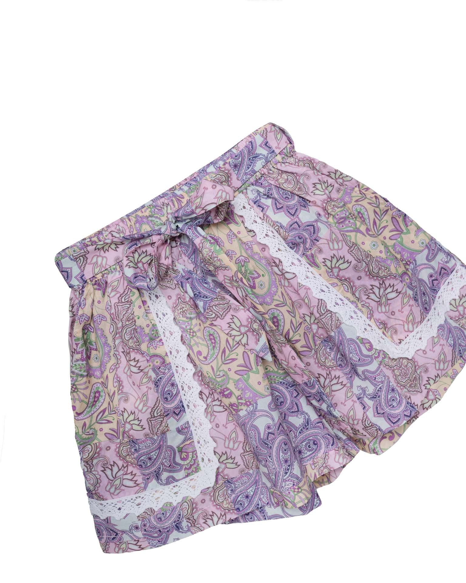 Cotton Shorts with Belt (Dream Weaver)