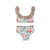 Wild Garden Ruffle Neckline Bikini (Faithful) - Front