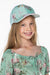 Girls Trucker Cap - Green Floral - Sweetheart